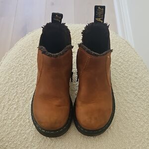 Brown Dr Martens Boys Boots Size 12